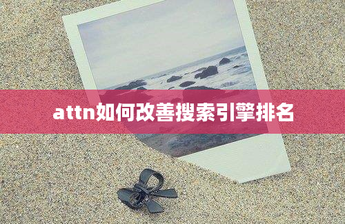 attn如何改善搜索引擎排名