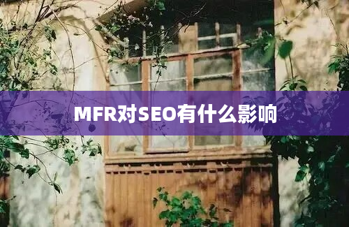 MFR对SEO有什么影响