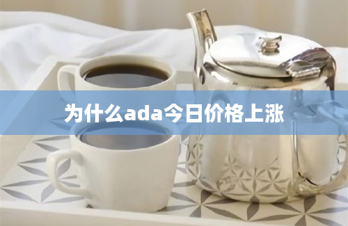 为什么ada今日价格上涨