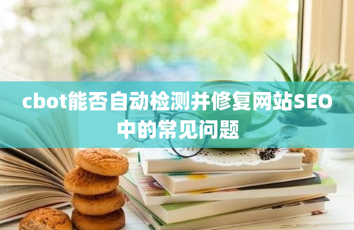 cbot能否自动检测并修复网站SEO中的常见问题