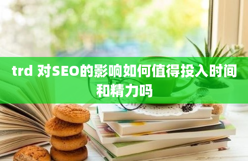 trd 对SEO的影响如何值得投入时间和精力吗