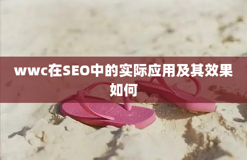 wwc在SEO中的实际应用及其效果如何