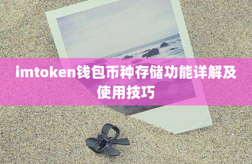 imtoken钱包币种存储功能详解及使用技巧