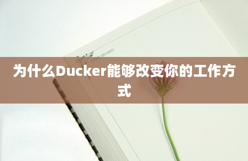 为什么Ducker能够改变你的工作方式