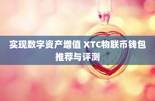 实现数字资产增值 XTC物联币钱包推荐与评测