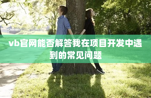 vb官网能否解答我在项目开发中遇到的常见问题