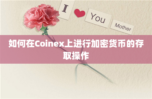 如何在Coinex上进行加密货币的存取操作