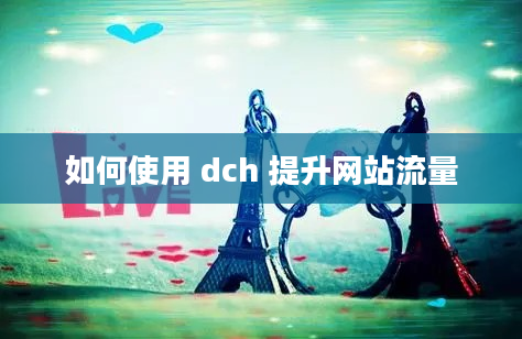 如何使用 dch 提升网站流量