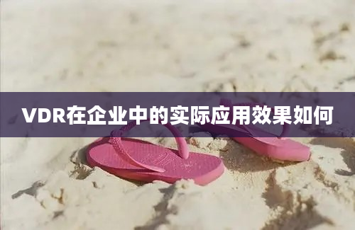 VDR在企业中的实际应用效果如何