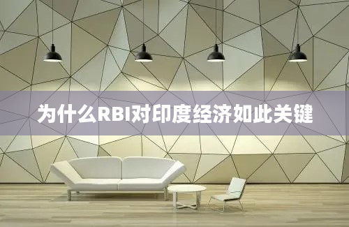 为什么RBI对印度经济如此关键