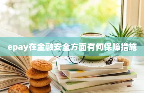 epay在金融安全方面有何保障措施