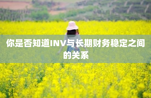 你是否知道INV与长期财务稳定之间的关系