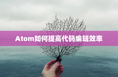 Atom如何提高代码编辑效率