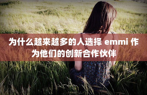 为什么越来越多的人选择 emmi 作为他们的创新合作伙伴