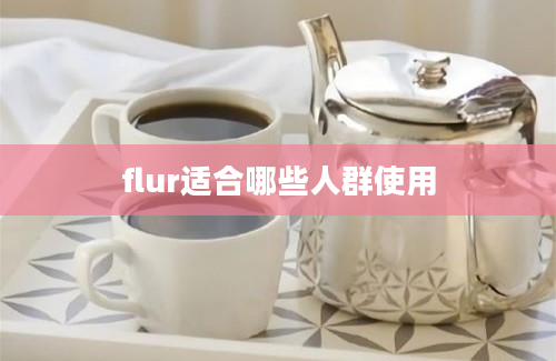 flur适合哪些人群使用