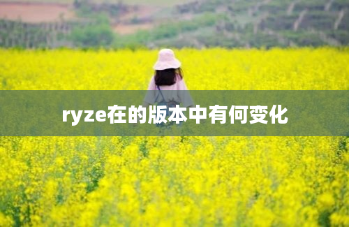 ryze在的版本中有何变化