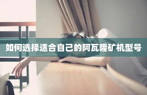 如何选择适合自己的阿瓦隆矿机型号