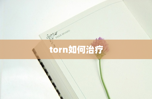 torn如何治疗