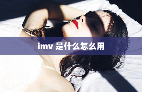 imv 是什么怎么用