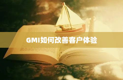 GMI如何改善客户体验