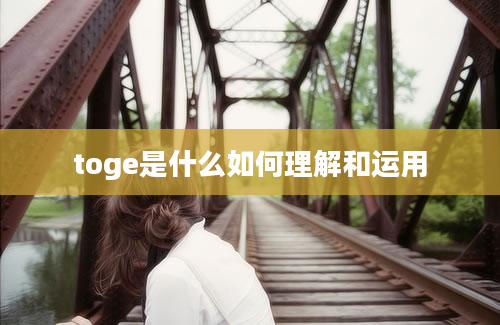 toge是什么如何理解和运用