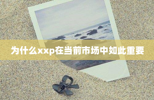 为什么xxp在当前市场中如此重要