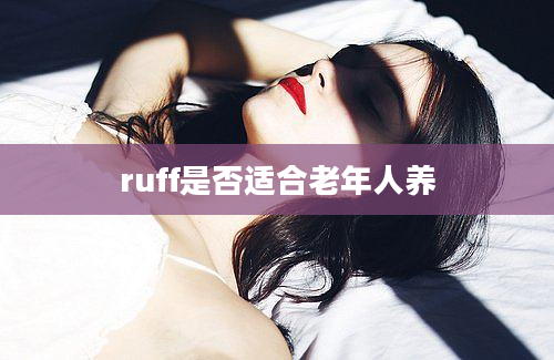 ruff是否适合老年人养