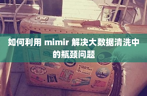 如何利用 mimir 解决大数据清洗中的瓶颈问题