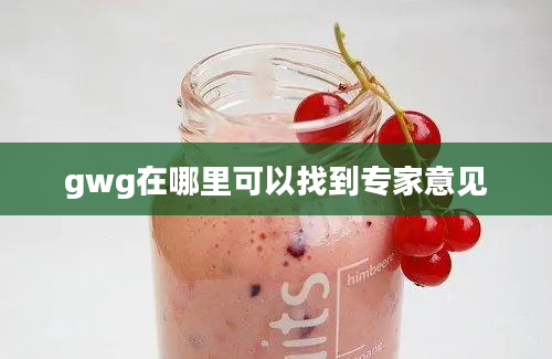 gwg在哪里可以找到专家意见