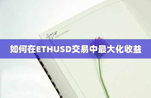 如何在ETHUSD交易中最大化收益