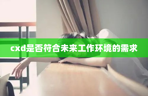 cxd是否符合未来工作环境的需求