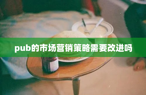 pub的市场营销策略需要改进吗