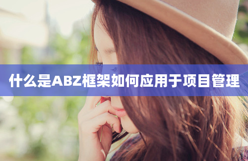 什么是ABZ框架如何应用于项目管理