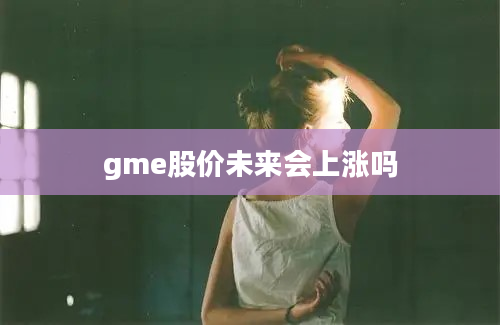 gme股价未来会上涨吗