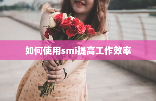 如何使用smi提高工作效率