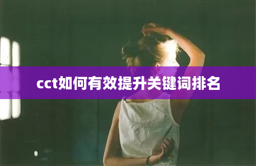 cct如何有效提升关键词排名