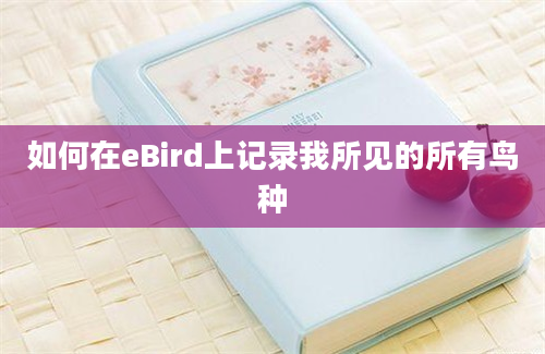 如何在eBird上记录我所见的所有鸟种