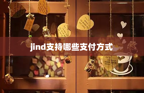 jind支持哪些支付方式