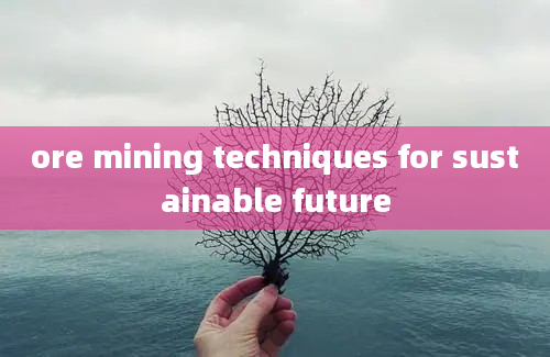 ore mining techniques for sustainable future