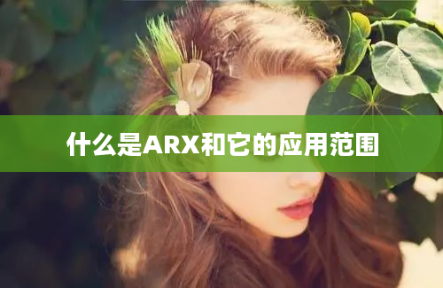 什么是ARX和它的应用范围