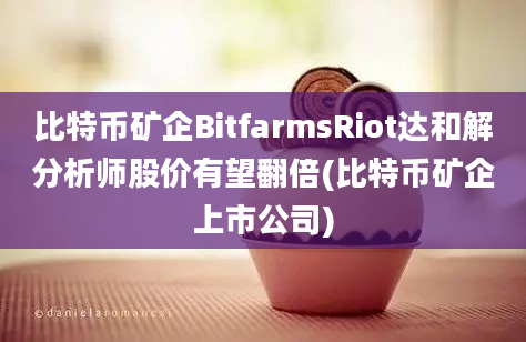 比特币矿企BitfarmsRiot达和解分析师股价有望翻倍(比特币矿企上市公司)