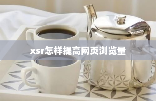 xsr怎样提高网页浏览量