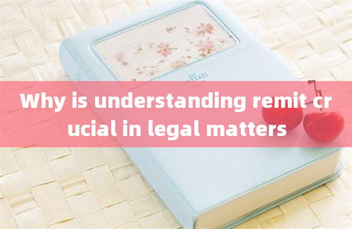 Why is understanding remit crucial in legal matters