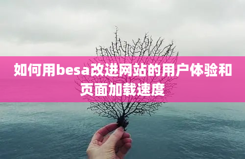 如何用besa改进网站的用户体验和页面加载速度