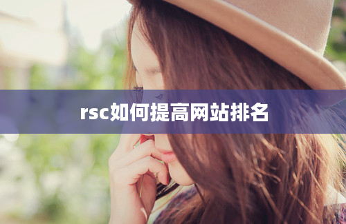 rsc如何提高网站排名