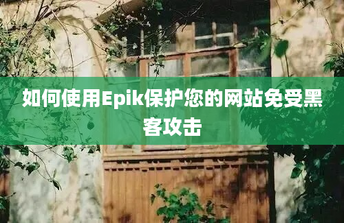 如何使用Epik保护您的网站免受黑客攻击