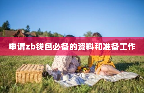 申请zb钱包必备的资料和准备工作