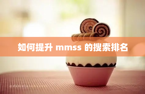 如何提升 mmss 的搜索排名