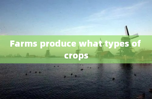 Farms produce what types of crops