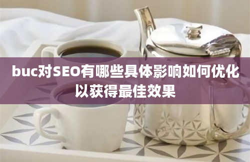 buc对SEO有哪些具体影响如何优化以获得最佳效果